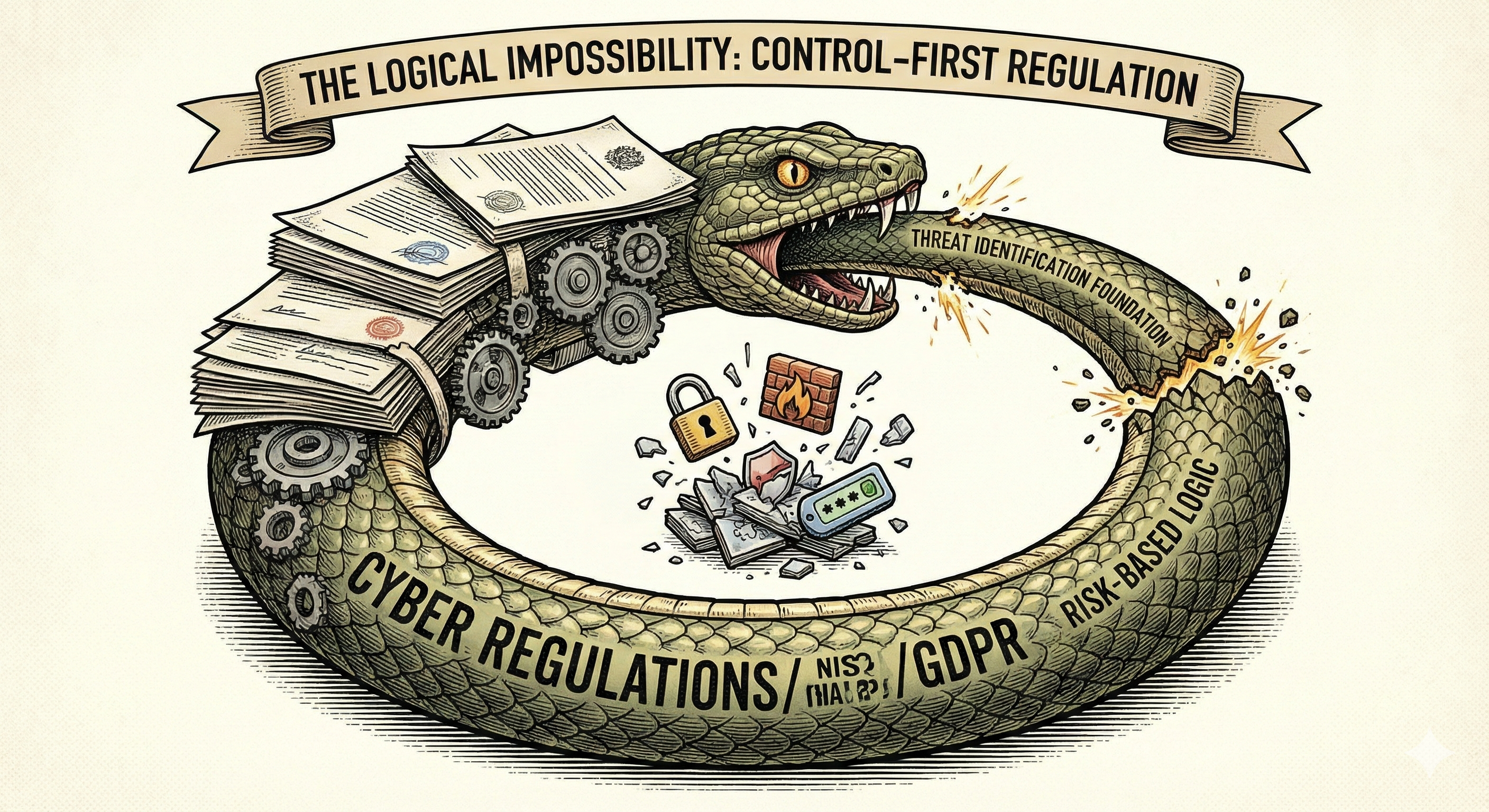 Illustration depicting the logical trap.